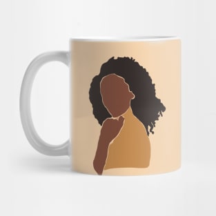 Black African Woman Mug